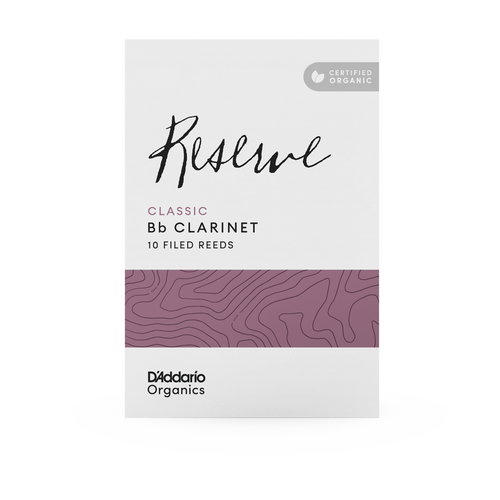 D'Addario Organic Reserve Classic Bb Clarinet 10 Pack