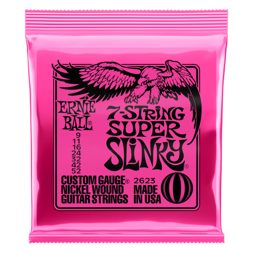 Ernie Ball 7 String Super Slinky .009 - .052