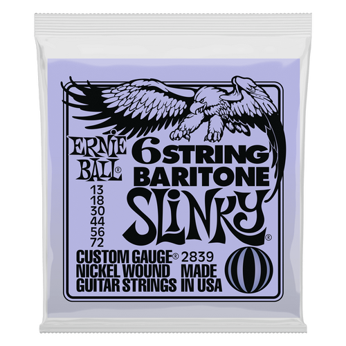 Ernie Ball 6 String Baritone Slinky