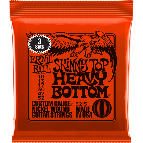 Ernie Ball 3215 Skinny Top Heavy Bottom 3 Pack