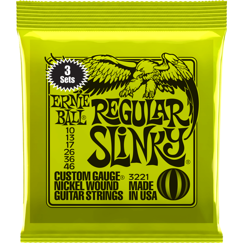 Ernie Ball 3221 Regular Slinky 3 Pack