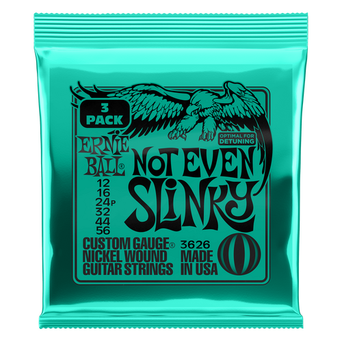Ernie Ball 3 Pack Not Even Slinky .012 - .056