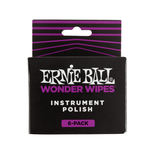 Ernie Ball Wonder Wipes Instrument Polish - 6 Pack