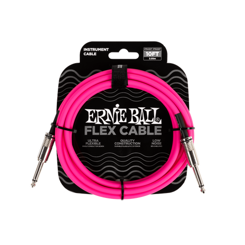 Ernie Ball Flex 10ft Pink Straight/Straight