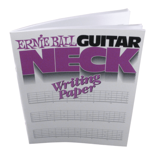 Ernie Ball Neck Writing Paper