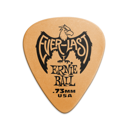 Ernie Ball Everlast Picks 12 Pack - 0.73 mm Orange