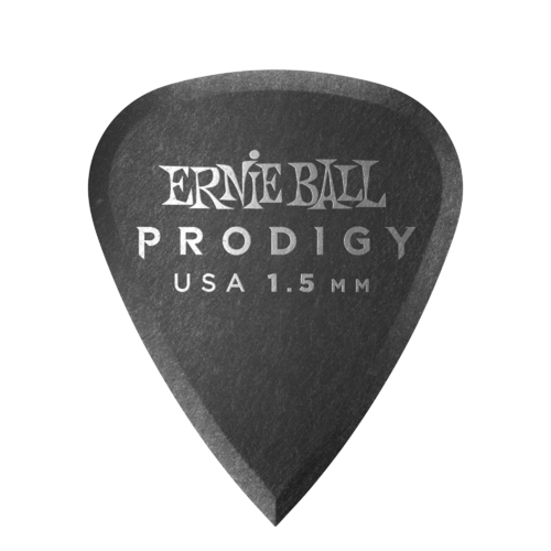 Ernie Ball Standard Prodigy Picks 6 Pack - 1.5 mm Black