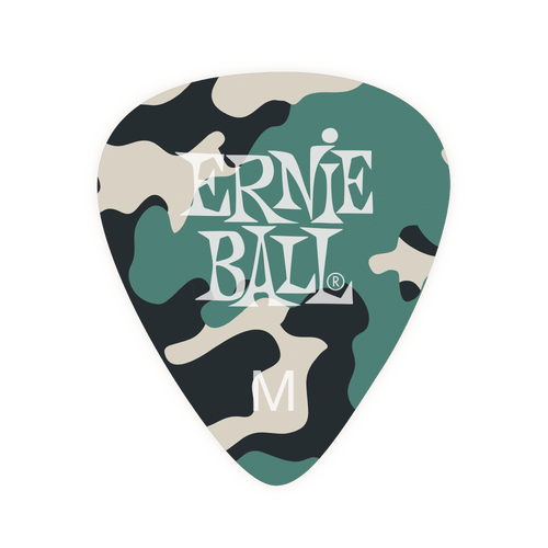 Ernie Ball Camouflage Medium Guitar Picks 12 Pack