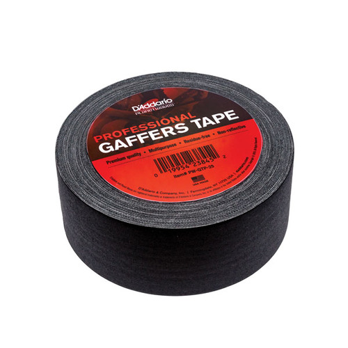 D'Addario PW-GTP-25 Black Gaffers Tape