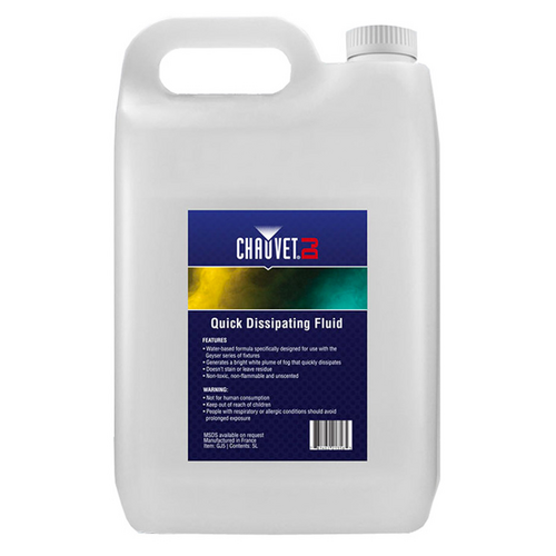 Chauvet DJ Fast Dissipating Fog Fluid 5 Litres