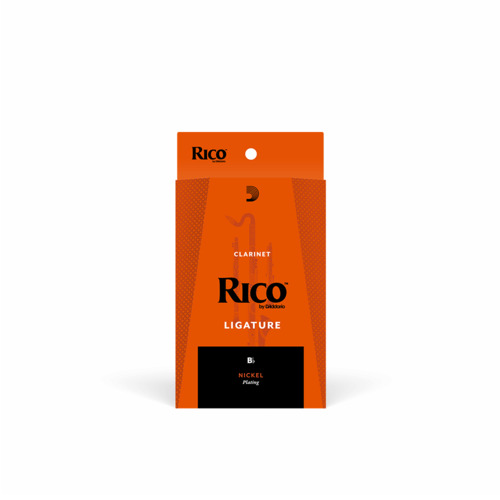 Rico Bb Clarinet Ligature - Nickel Plated