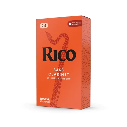 Rico Organic Bass Clarinet Reeds - 10 Pack