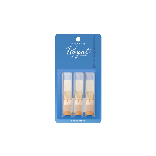 Rico Royal Bb Clarinet Reed - 3 Pack