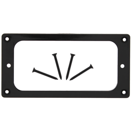 TV Jones EM1 Gibson-Style Pickup Ring with Mounting Screws Black Tall