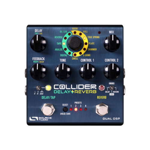 Source Audio Collider Stereo Delay+Reverb