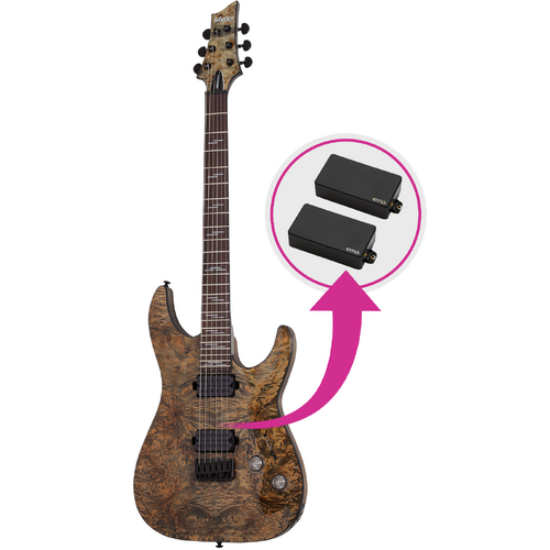 Schecter Omen Elite-6 CH w/ EMG 81/85 Pickups