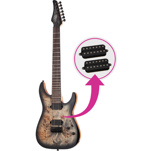 Schecter C-7 Pro CB w/ DiMarzio D Activator 7 Pickups