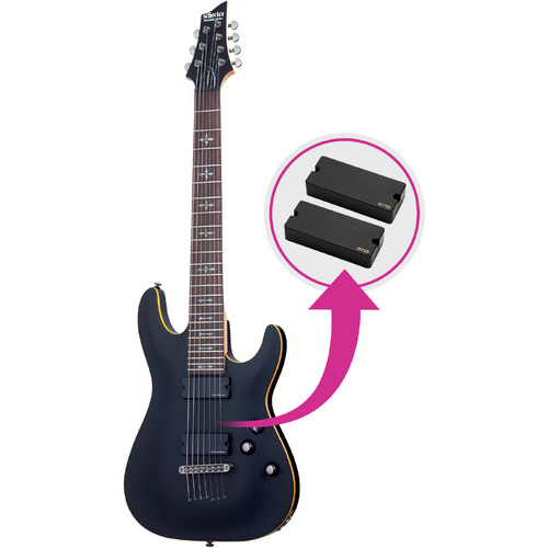 Schecter Demon-7 ABS w/ EMG 707 Pickups