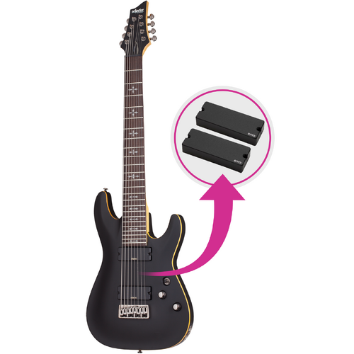 Schecter Demon-8 ABS w/ EMG 808 Pickups