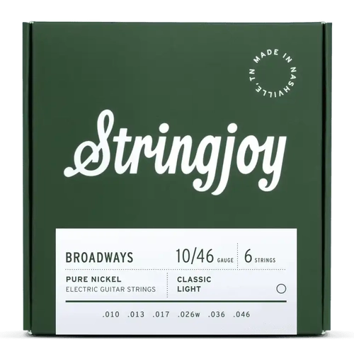 Stringjoy Broadways Pure Nickel 10/46