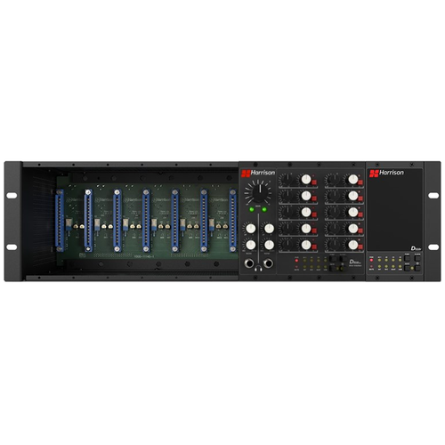Harrison Audio D510r 500 Series Rack with D510mx Mixer and Dante Card