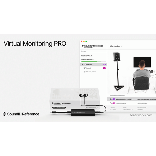 Sonarworks SoundID Reference Virtual Monitoring PRO w/ Measurement Mic