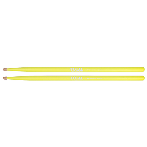 Total Percussion T5AFLY 5A Wood Tip Fluorescent Yellow