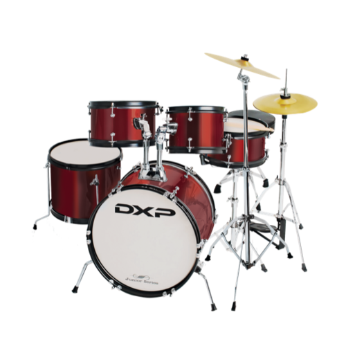 DXP TXJ7WR Junior Series 5-Piece Drum Kit - Wine Red
