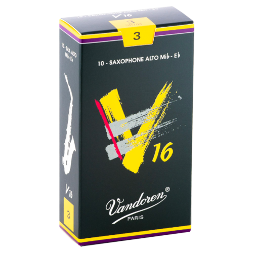 Vandoren E♭ Alto Saxophone V16 Reed - 10 Pack
