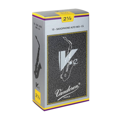Vandoren E♭ Alto Saxophone V12 Reed 2.5 - 10 Pack