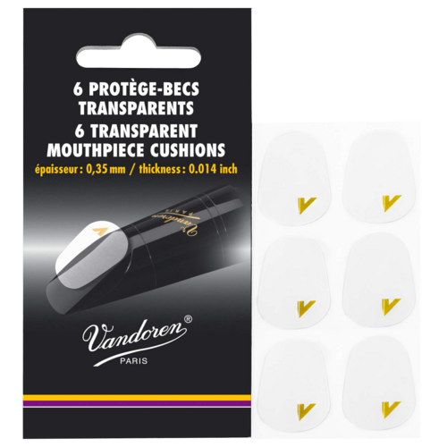 Vandoren 0.35mm Mouthpiece Cushions - 6 Pack