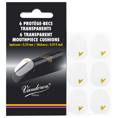 Vandoren 0.35mm Mouthpiece Cushions - 6 Pack