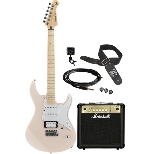 Yamaha Pacifica PAC112VM Sonic Pink Bundle