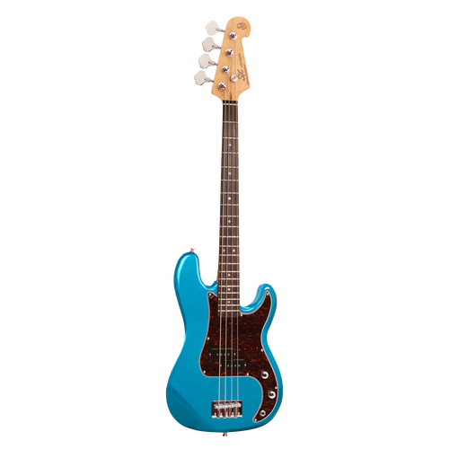 SX VEP34B Vintage P Style 3/4 Bass Lake Placid Blue
