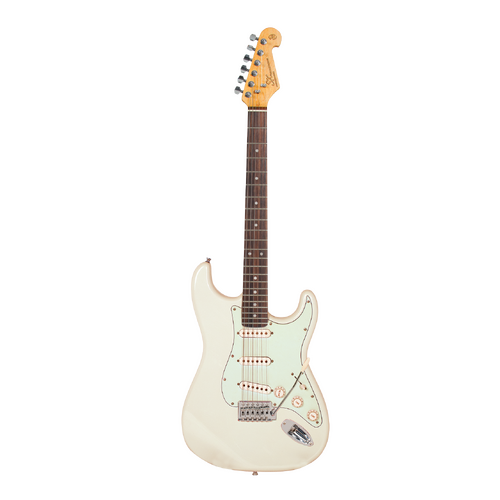 SX VES62VWH Vintage S Style Electric Guitar Vintage White