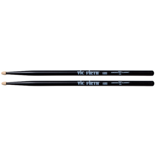 Vic Firth American Classic 5B Black Wood Tip
