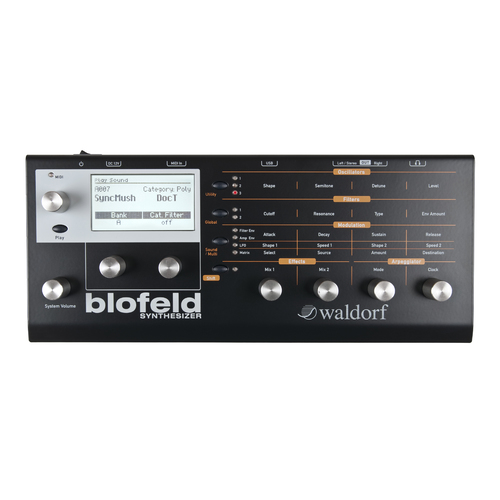 Waldorf Blofeld Desktop Synthesizer Black