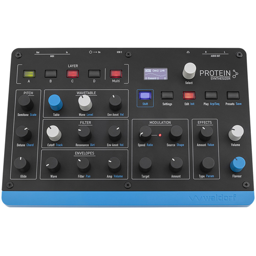 Waldorf Protein Desktop Synthesizer