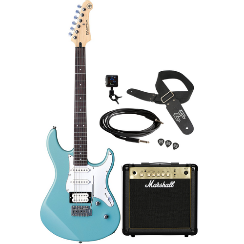 Yamaha Pacifica PAC112V Sonic Blue Bundle