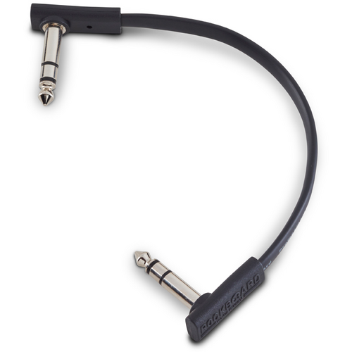 RockBoard Flat TRS Cable Black 15cm