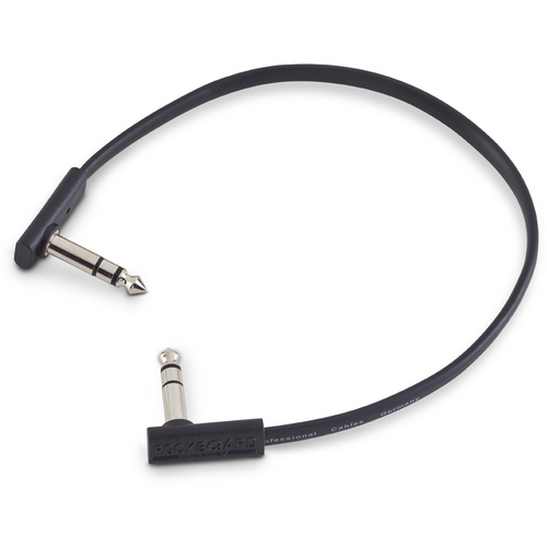 RockBoard Flat TRS Cable Black 30cm