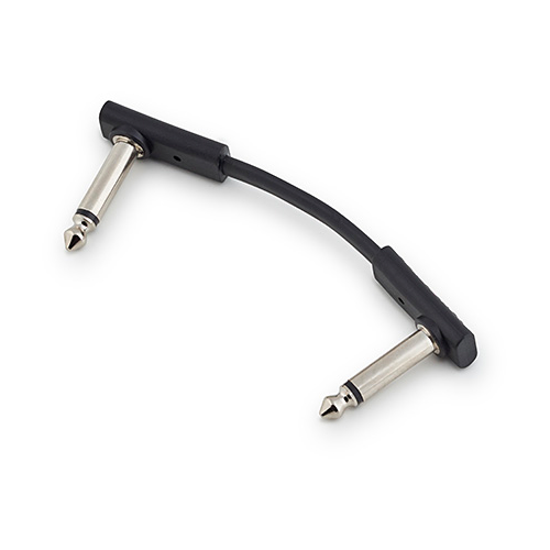 RockBoard Standard Flat Patch Cable Black 5cm