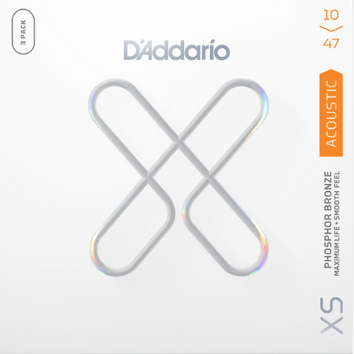 D'Addario XS 10-47 Extra Light Set - 3 Pack