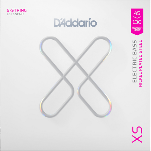D'Addario XSB45130 XS Nickel 45-130 5 String 